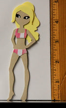 T & H Creations Handmade Beach Baby Doll Multi-Layered Die-cut Embellishment