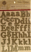Anna Griffin Calisto Christmas Glitter Alphabet Stickers