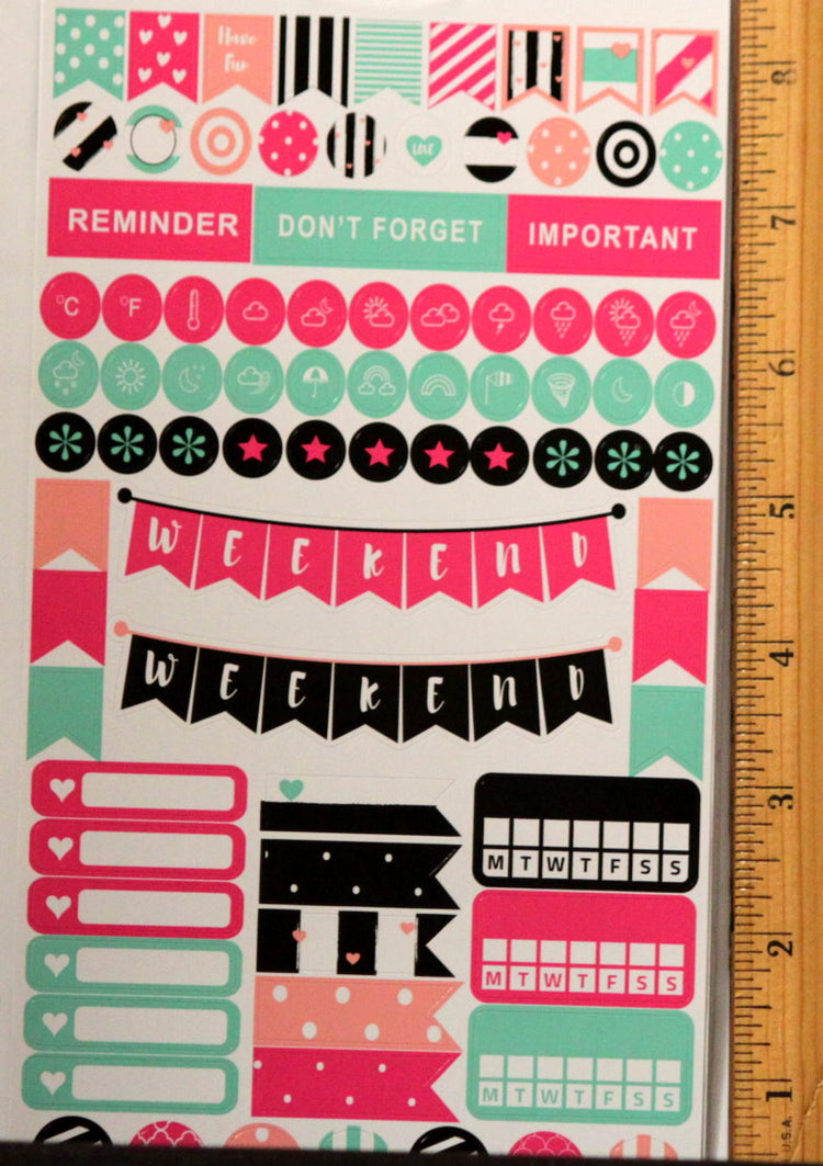 Mambi Planner/Journal Stickers Reminder