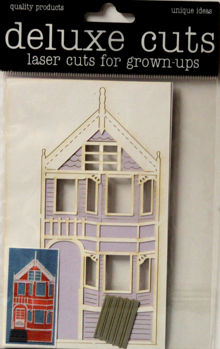 Deluxe Designs Deluxe Cuts Laser Cuts For Grown-ups Victorian House Die-Cut Embellishments