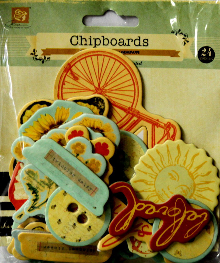 Prima Happy Memories With Your Cherished Moments Chipboards Embellishments - SCRAPBOOKFARE