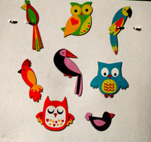 Lara's Crafts Owls And Birds Wood Embellishments