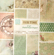 Our Time 6" x 6" Scrapbook Patterned Paper Pack