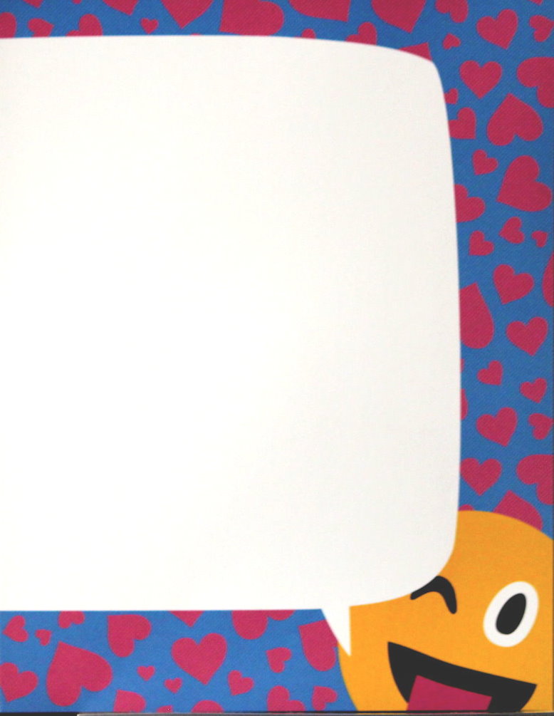 Colorbok Emoji Designer 8.50" x 11" Scrapbook Paper