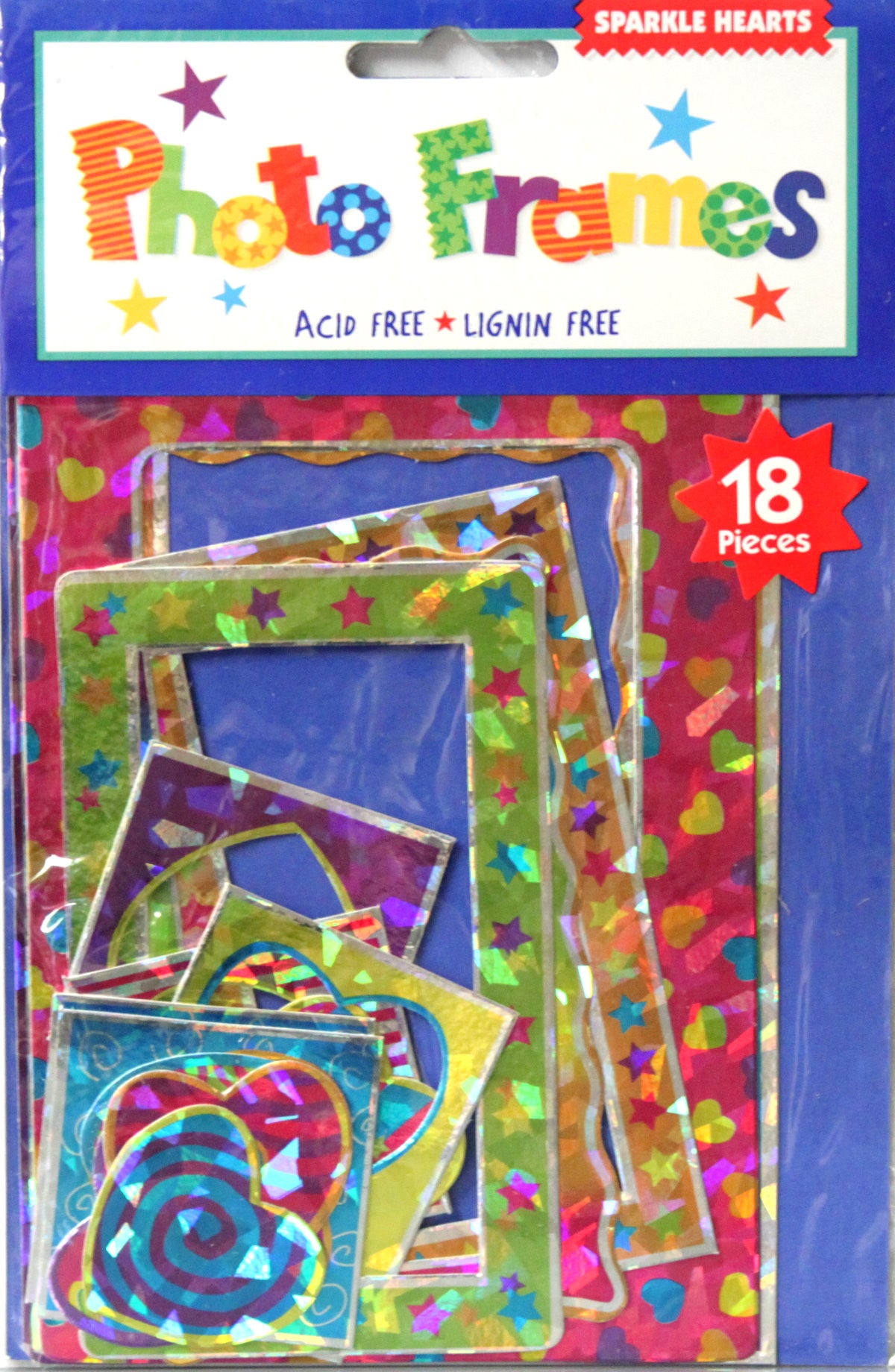 Amscan Inc. Sparkle Hearts Photo Frames Embellishments - SCRAPBOOKFARE