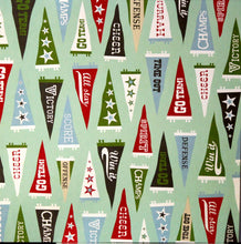 Colorbok School LIfe Sports Pennants 12 x 12 Flat Scrapbook Paper