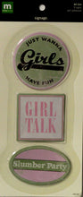 Making Memories All Girl Metal Self-Adhesive Signage Plates