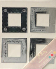 JoAnn Craft Essentials Baby Adhesive Silver Metal Frames