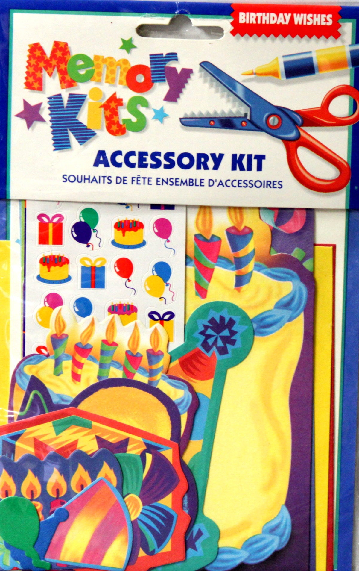 Memory Kits Birthday Wishes Accessory Kit - SCRAPBOOKFARE