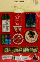 K & Company Tim Coffey Clearly Yours Christmas Epoxy Stickers