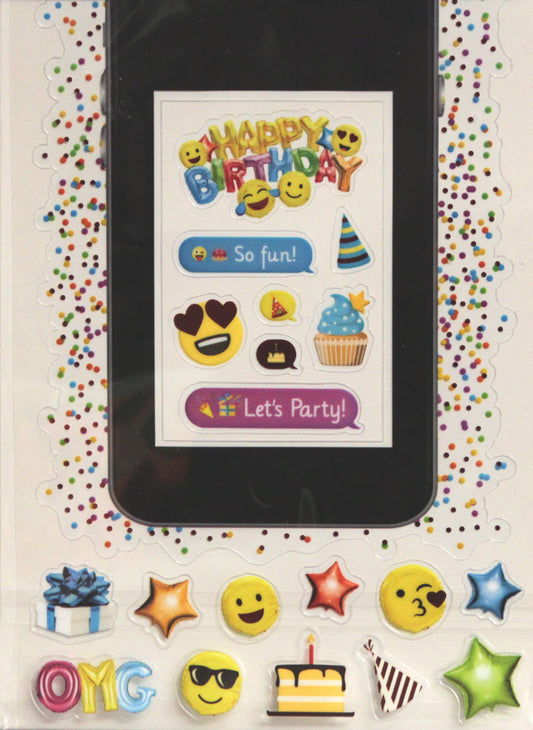 HP Moment Makers 3D OMG! It's Your Birthday Sticker Frame/Easel Kit