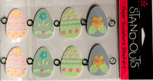 Provo Craft Easter Egg Border Stand-outs Dimensional Paper Sculpture Stickers