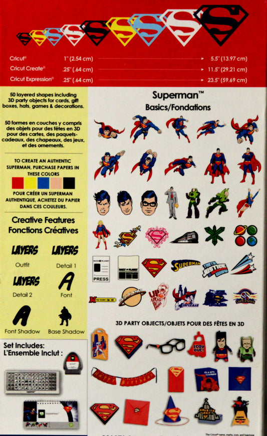 Superman Cricut Image Cartridge "RARE" "LINKED"