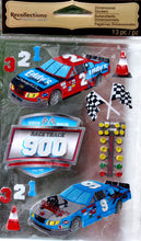 Recollections Signature Car Racing Dimensional 3-D Stickers Embellishments