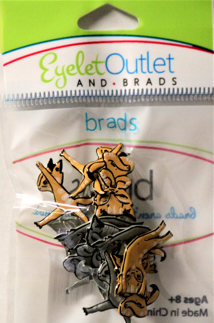 Eyelet Outlet Yoga Cats Brads
