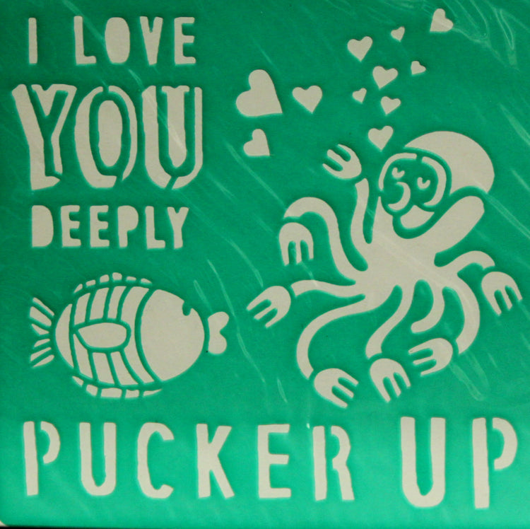 I Love You Deeply Flexible Stencil