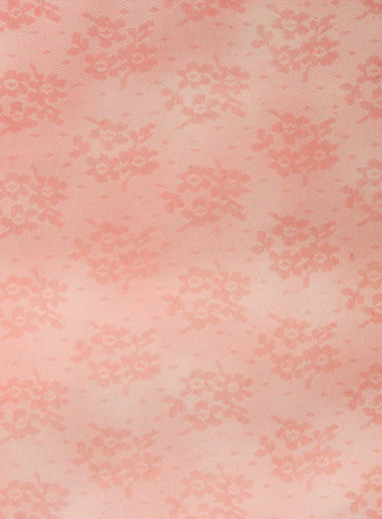 Provo Craft Debbie Crabtree Wedding Day 8.50 x 11 Pink Lace Patterned Scrapbook Paper