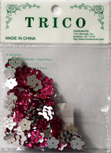 Trico Acrylic Fuschia Gem Flowers Embellishments