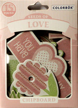 Colorbok Seeds Of Love Die-Cut Chipboard Embellishments