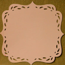 Dusty Pink 5.75" x 5.75" Die-cut Scrapbook Paper