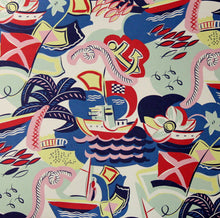 Anna Griffin 12 x 12 Seafarer Collection Boats Design Cardstock Scrapbook Paper