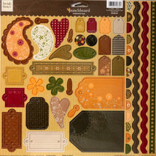 Heidi Grace Harvest Row Embossed Punchboard Tags