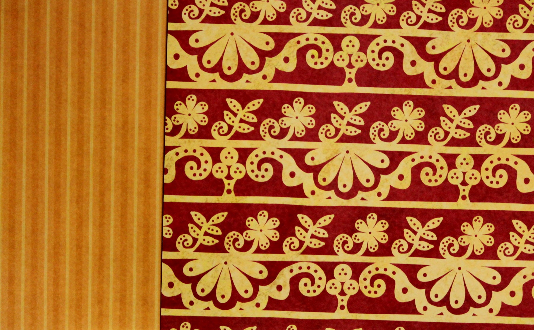 K & Company Susan Winget Meadow Collection Fancy Scroll Border 12 x 12 Double-Sided Light Cardstock Paper