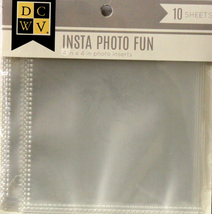 DCWV Insta Photo Fun 4" x 4" Photo Protector Inserts