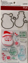 Recollections Christmas Noel Clear Stamps And Dies Collection #1