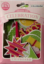 Colorbok Seeds Of Celebration Die-Cut Chipboard Embellishments