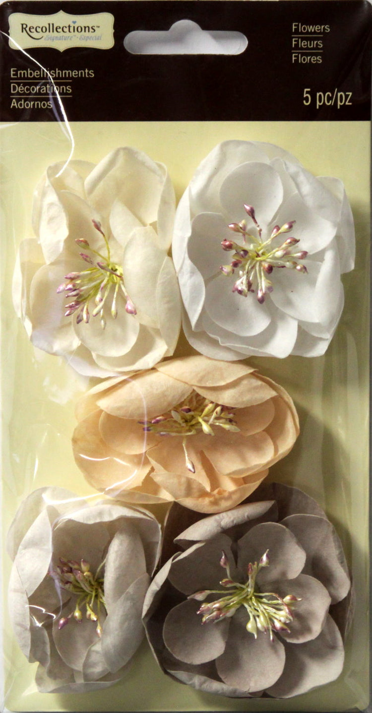 Recollections Signature Flowers With Pearls Embellishments