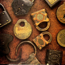 DCWV 12 x 12 Padlocks Heritage Scrapbook Paper - SCRAPBOOKFARE