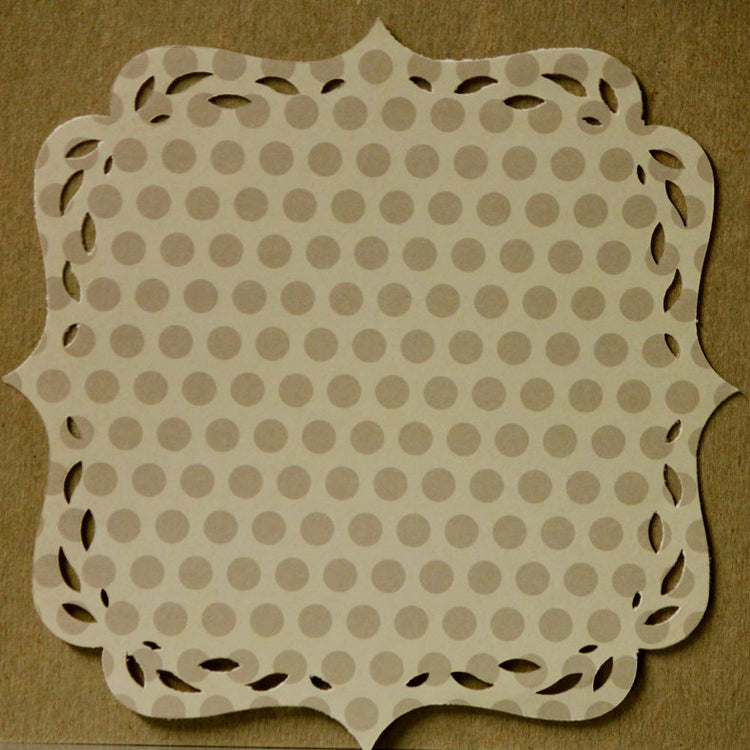 Dots 5.75" x 5.75" Die-cut Scrapbook Paper