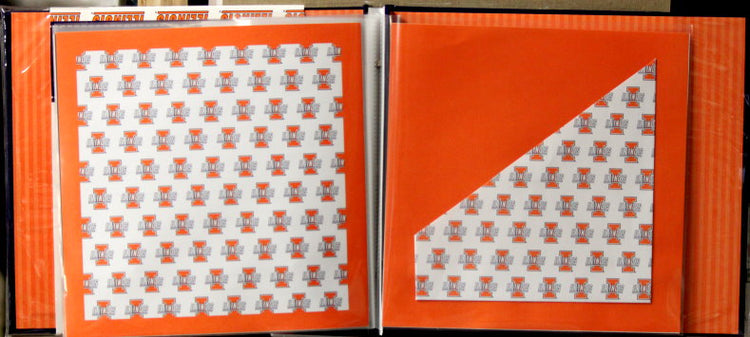 Officially Licensed University Of Illinois 8 x 8 Complete Scrapbook Album