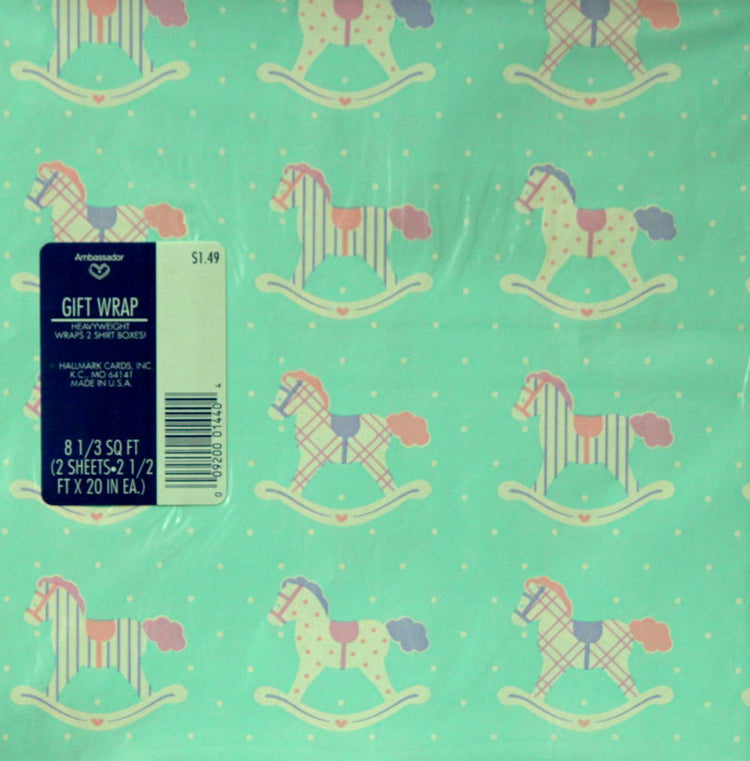 Hallmark Ambassador Baby Gift Wrap Paper