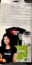Fashion-Art Next Style Iron-On White Flocked Varsity Letters