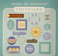 Colorbok Seeds Of Friendship Die-Cut Chipboard Embellishments