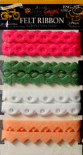 Little Yellow Bicycle Baby Girl Safari Felt Ribbon Pack - SCRAPBOOKFARE