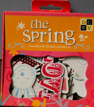 DCWV The Spring Chipboard Embellishments - SCRAPBOOKFARE