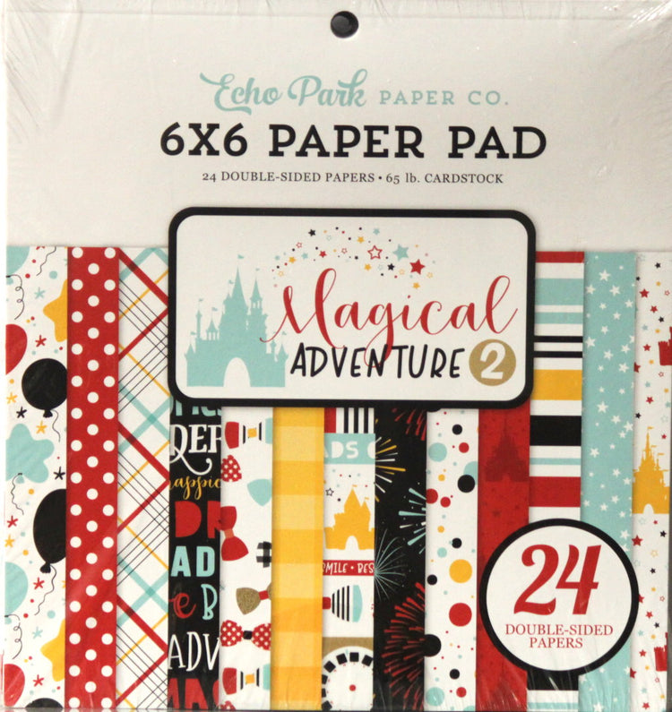 Echo Park Magical Adventure #2  6 x 6 Scrapbook Paper Pad