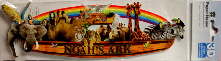 Paper House Noah's Ark 3D Dimensional Stickers