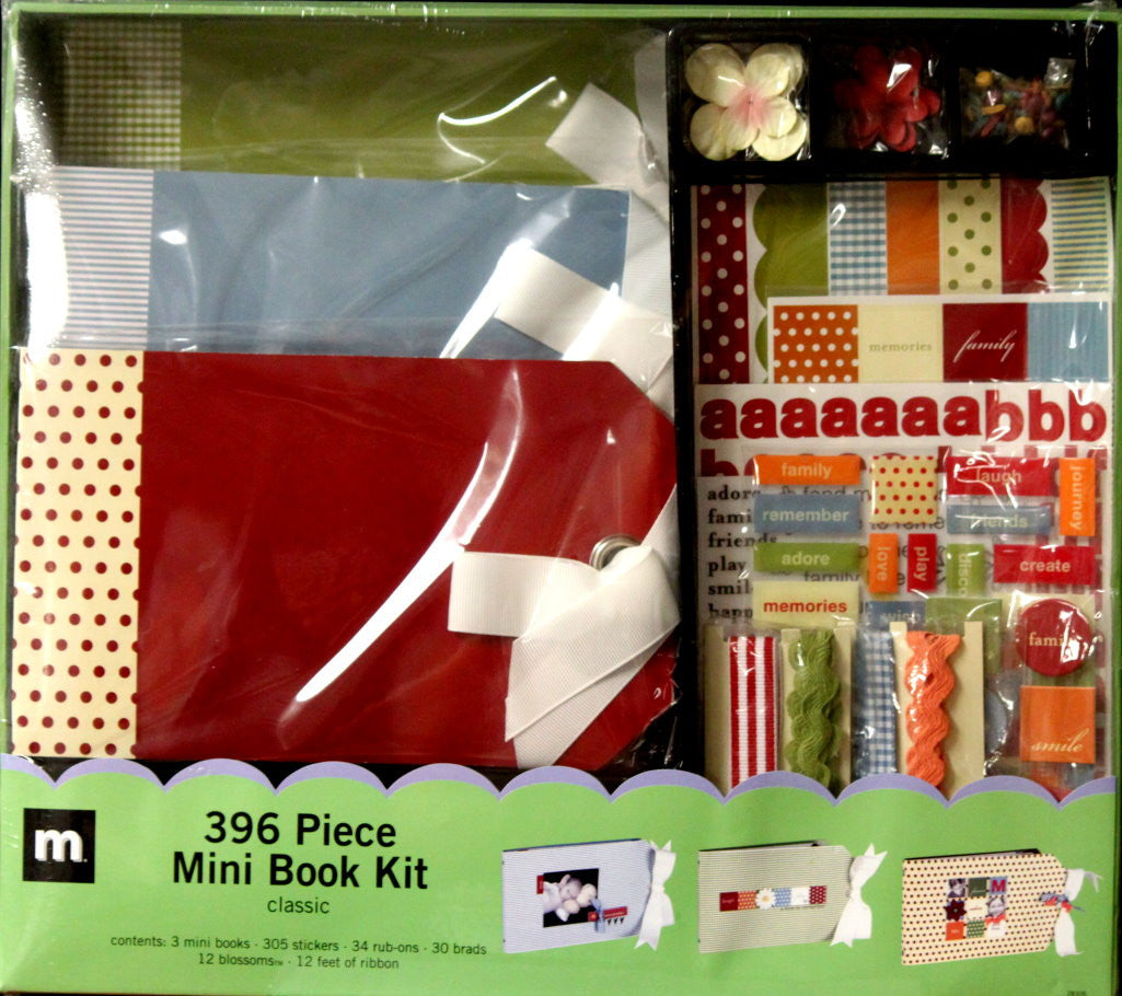 Making Memories 396 Piece Classic Mini Book Kit - SCRAPBOOKFARE