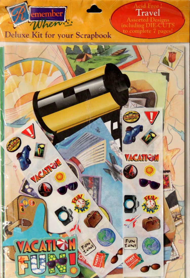 Colorbok Remember When Travel Scrapbooking Kit