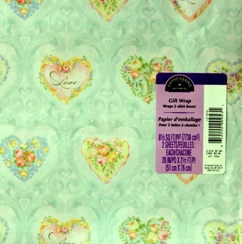 Hallmark Expressions Wedding Gift Wrap Paper