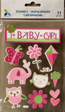 Momenta Foam Dimensional Baby Girl Element Stickers