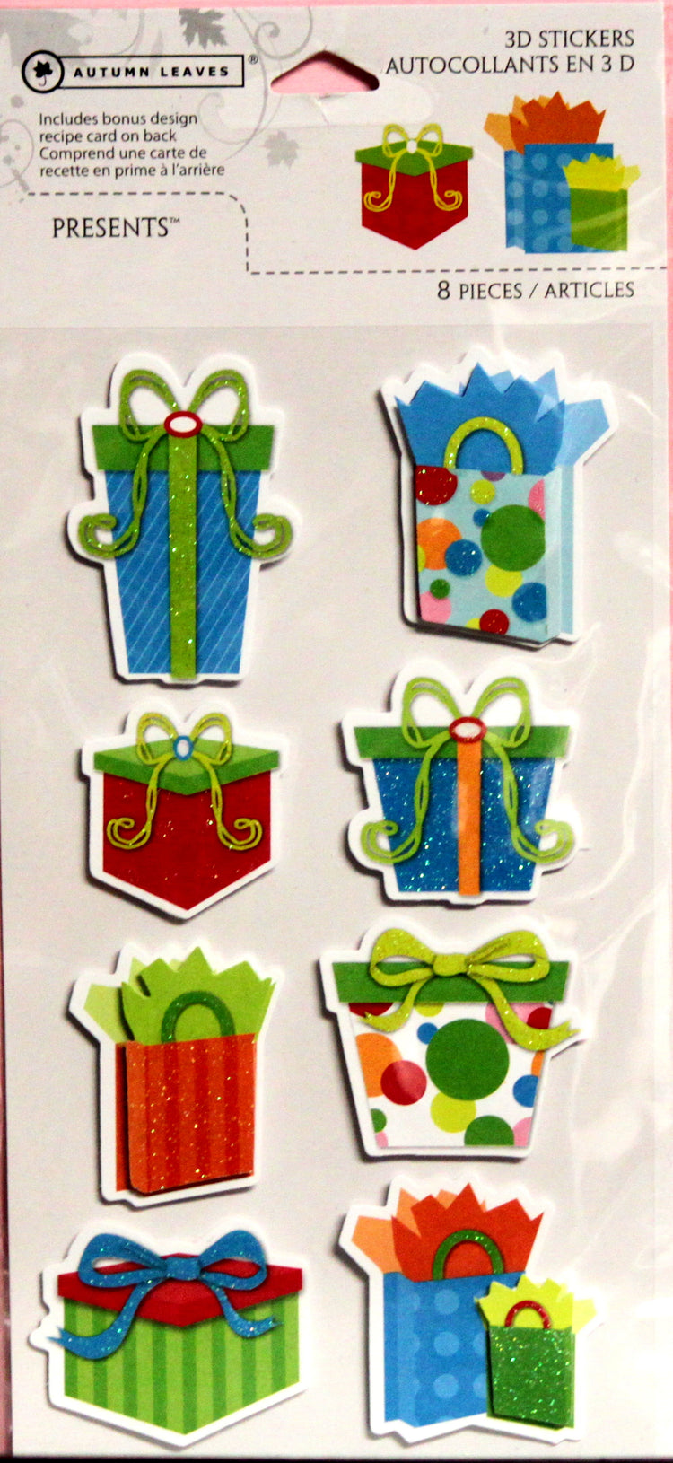 Autumn Leaves Presents Dimensional 3-D Stickers