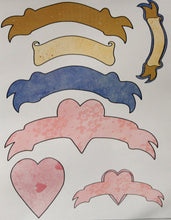 Provo Craft Debbie Crabtree Wedding Day 8.50 x 11 Banners Cut-out Embellishments