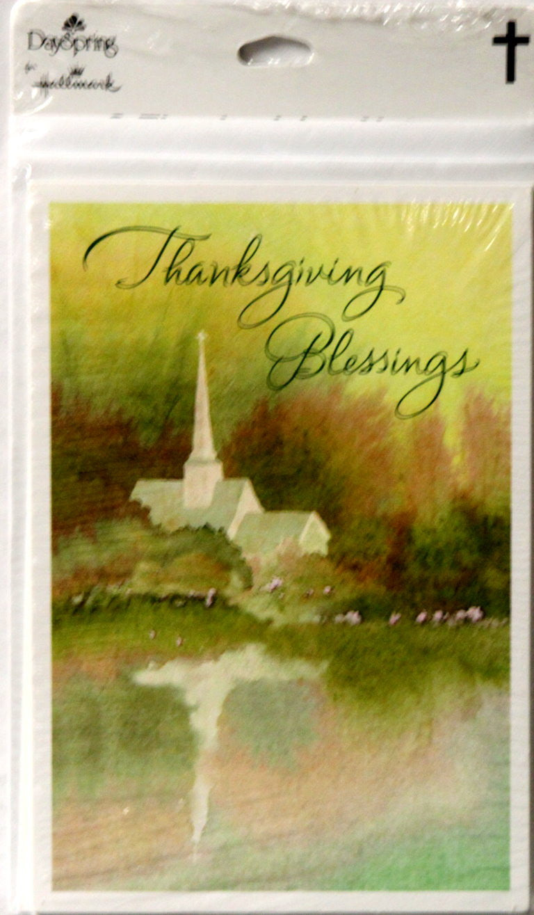 Hallmark Dayspring 8 Thanksgiving Notes & Envelopes Set - SCRAPBOOKFARE