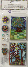 Hampton Art Coloring Trees Clear Stamps