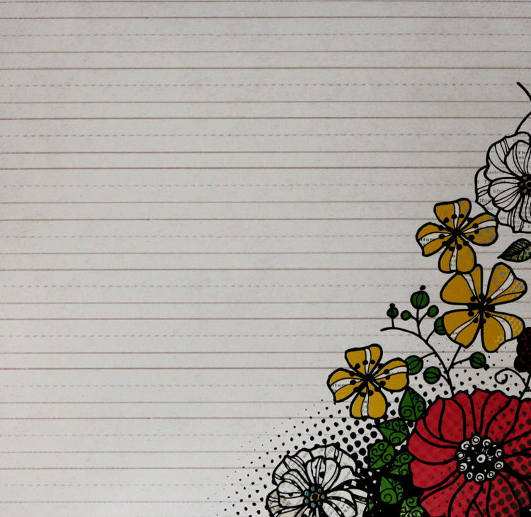 DCWV 12 X 12 Teenage Dream Flower Power Specialty Cardstock Scrapbook Paper